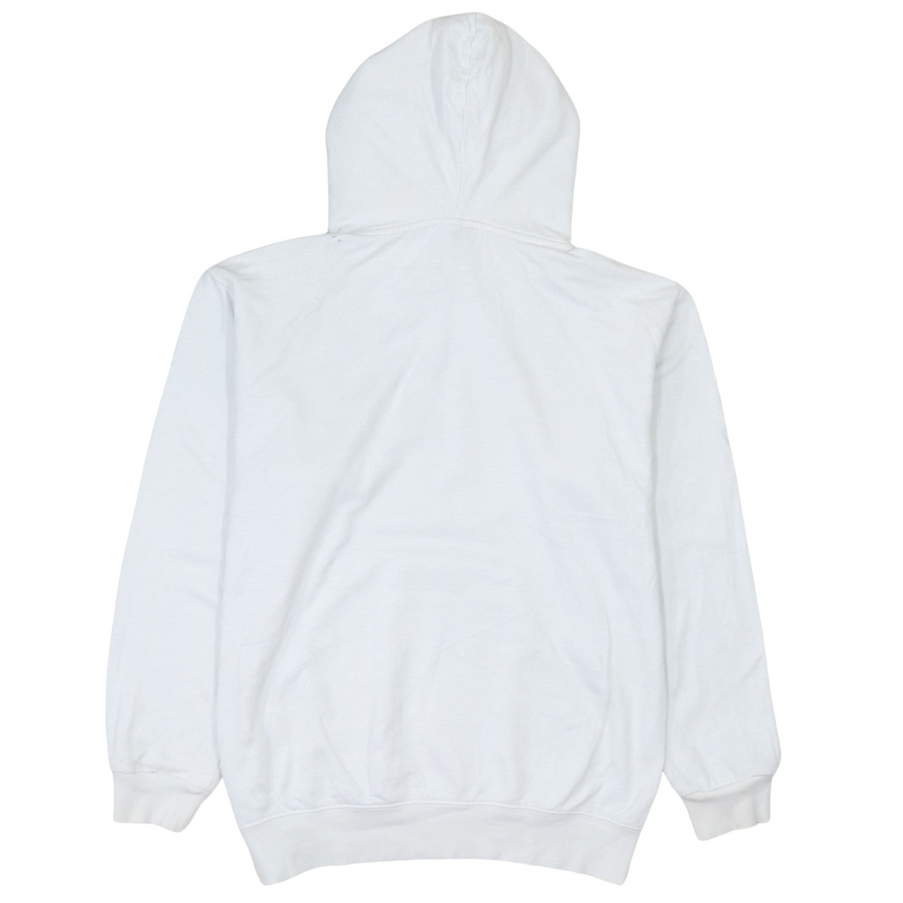 Champion Men's White Pullover Hoodie L Logo Sportswear