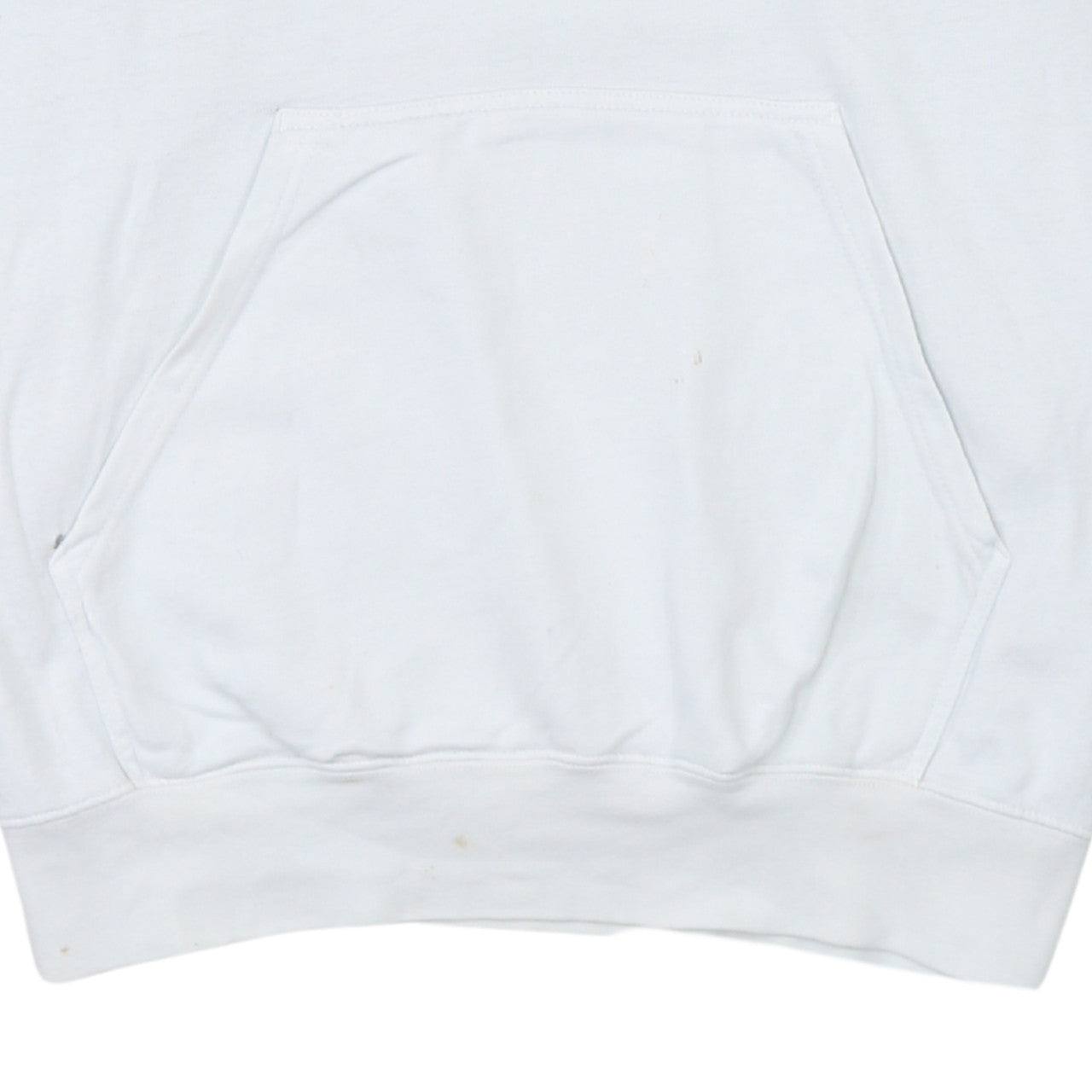 Champion Men's White Pullover Hoodie L Logo Sportswear