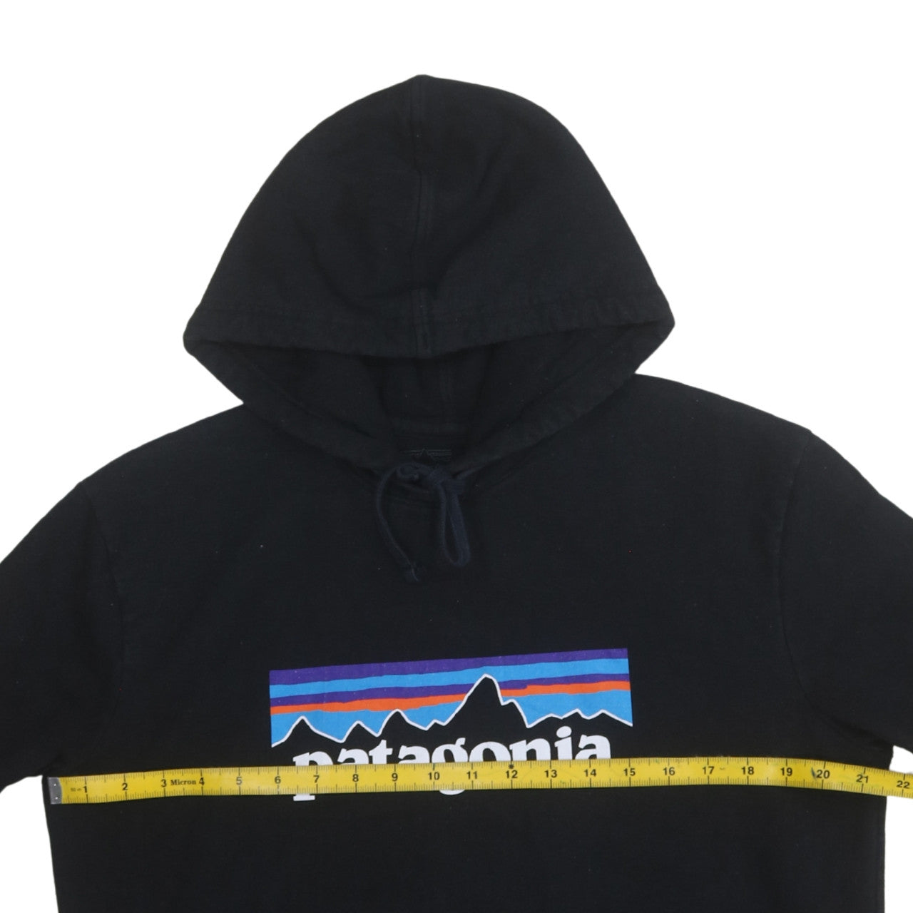 Patagonia Men's Black Regular Fit Logo Pullover Hoodie M