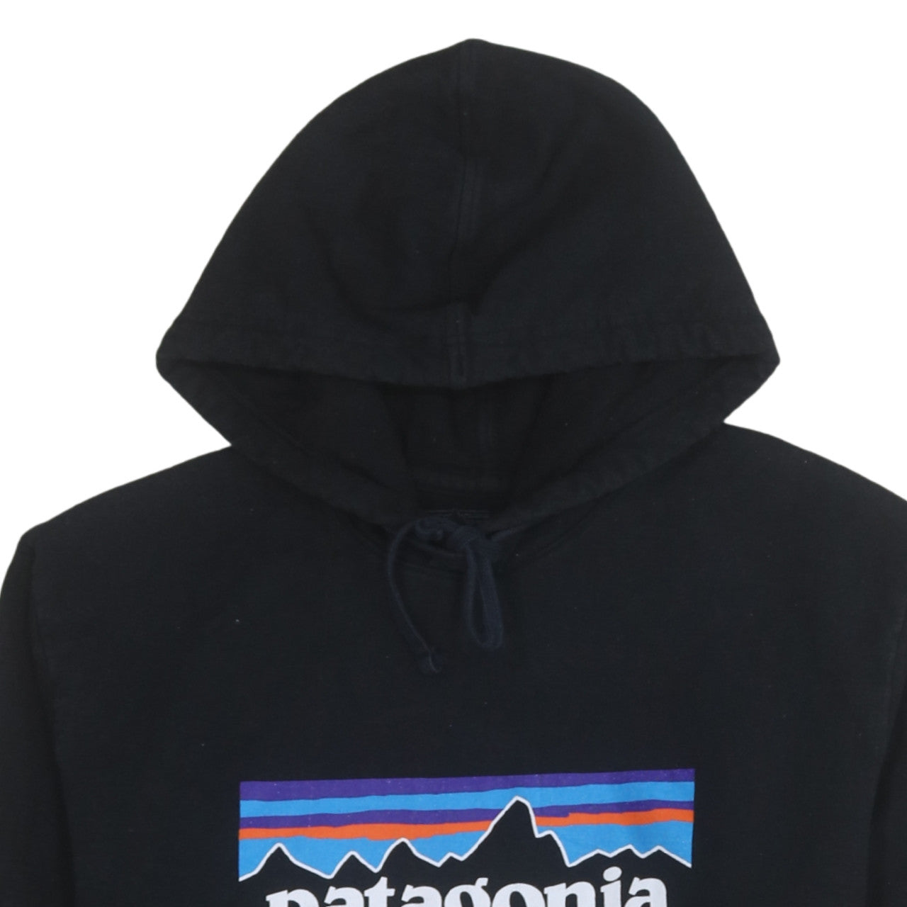 Patagonia Men's Black Regular Fit Logo Pullover Hoodie M