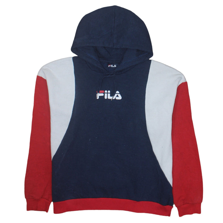 Fila Men's Multicoloured Pullover Hoodie M Logo Sportswear