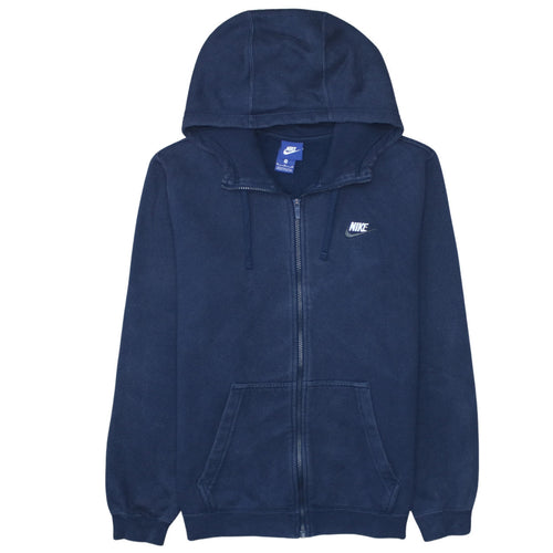 Nike Men's Blue Full Zip Hoodie Size M Sportswear Fleece