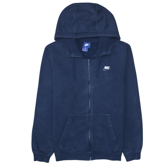Nike Men's Blue Full Zip Hoodie Size M Sportswear Fleece