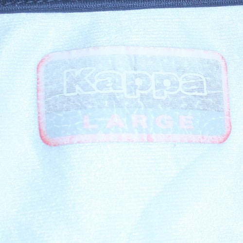 Kappa Men's Blue Full Zip Track Sweatshirt Jacket Size L