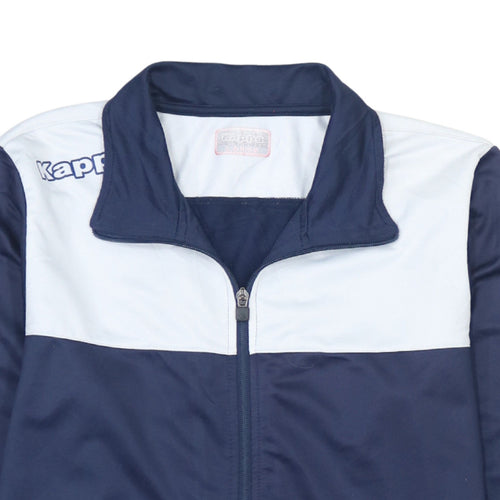 Kappa Men's Blue Full Zip Track Sweatshirt Jacket Size L