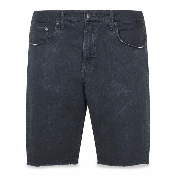 Front view of Levi's men’s black regular fit denim chino shorts 34in waist