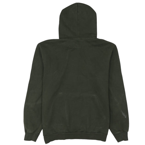 Puma Men's Green Pullover Hoodie M Logo Fleece Sweatshirt