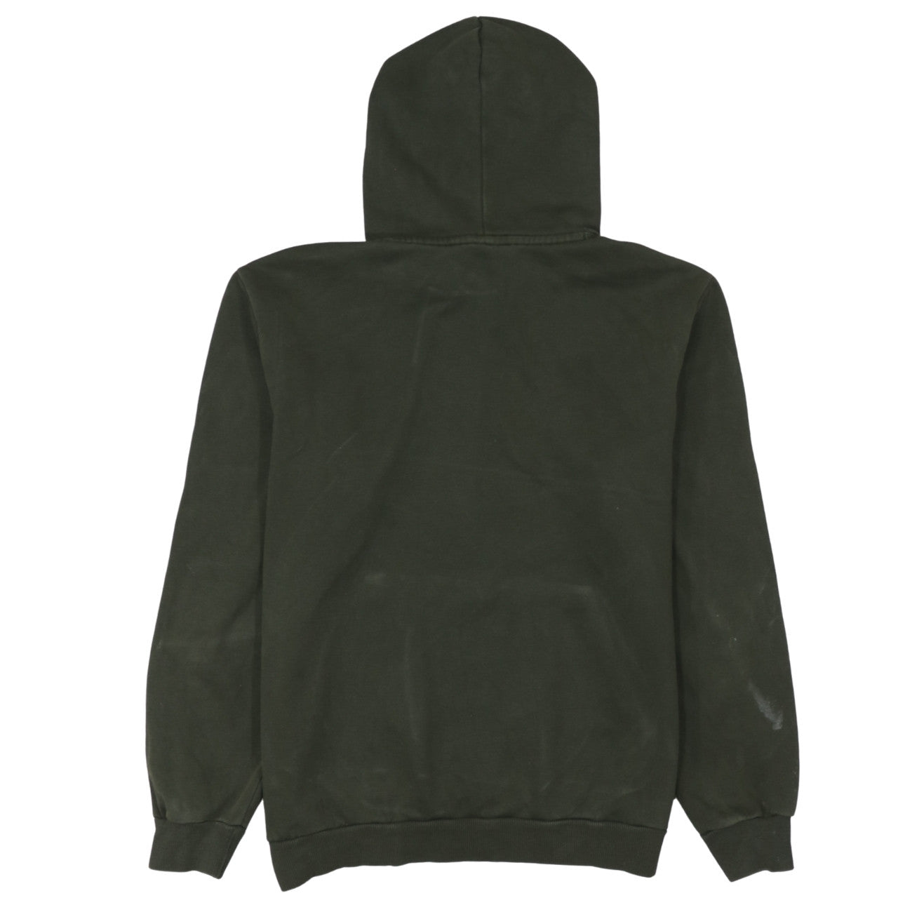 Puma Men's Green Pullover Hoodie M Logo Fleece Sweatshirt