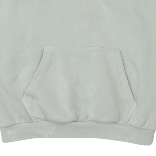 Adidas Women’s Beige Hooded Pullover Sweatshirt UK 14 Logo Print