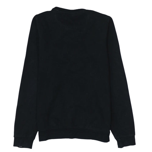 Ellesse Boys Black Sweatshirt Size 13-14 Years Cotton Blend Logo Jumper