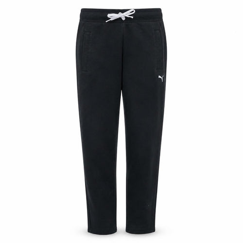 Puma Womens Black Jogger Trousers Size 10 Cotton Blend Activewear