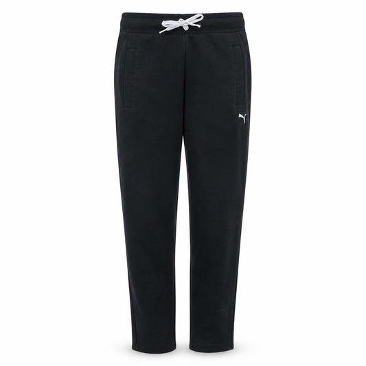 Puma Womens Black Jogger Trousers Size 10 Cotton Blend Activewear