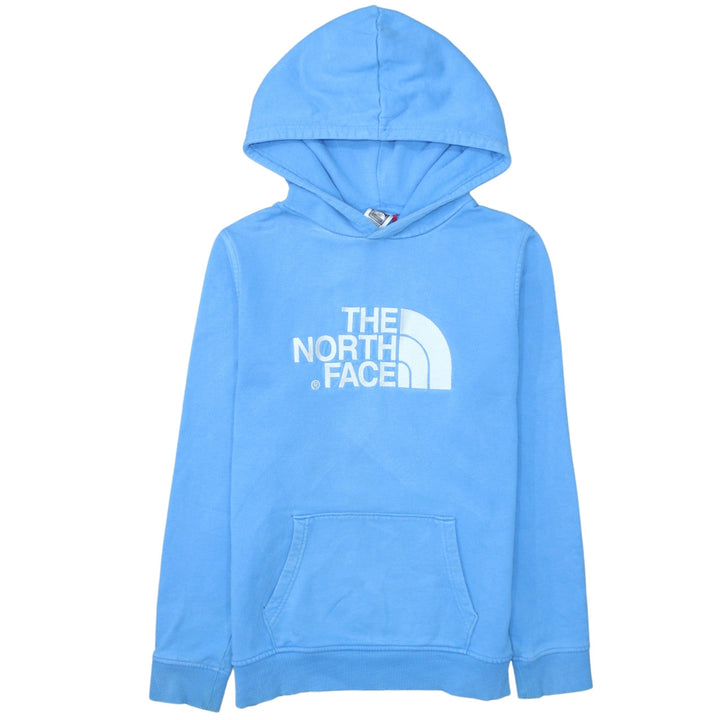 The North Face Boys Blue XL Pullover Hoodie with Logo Print