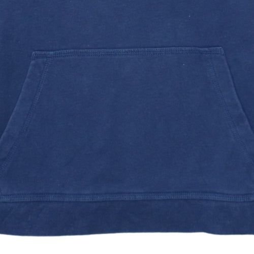 Nike Boys Blue Pullover Hoodie XL 158-170cm Cotton Logo Sweatshirt