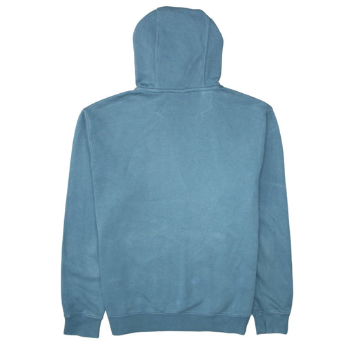 Nike Men's Blue Pullover Hoodie L Embroidered Logo Fleece Sweatshirt