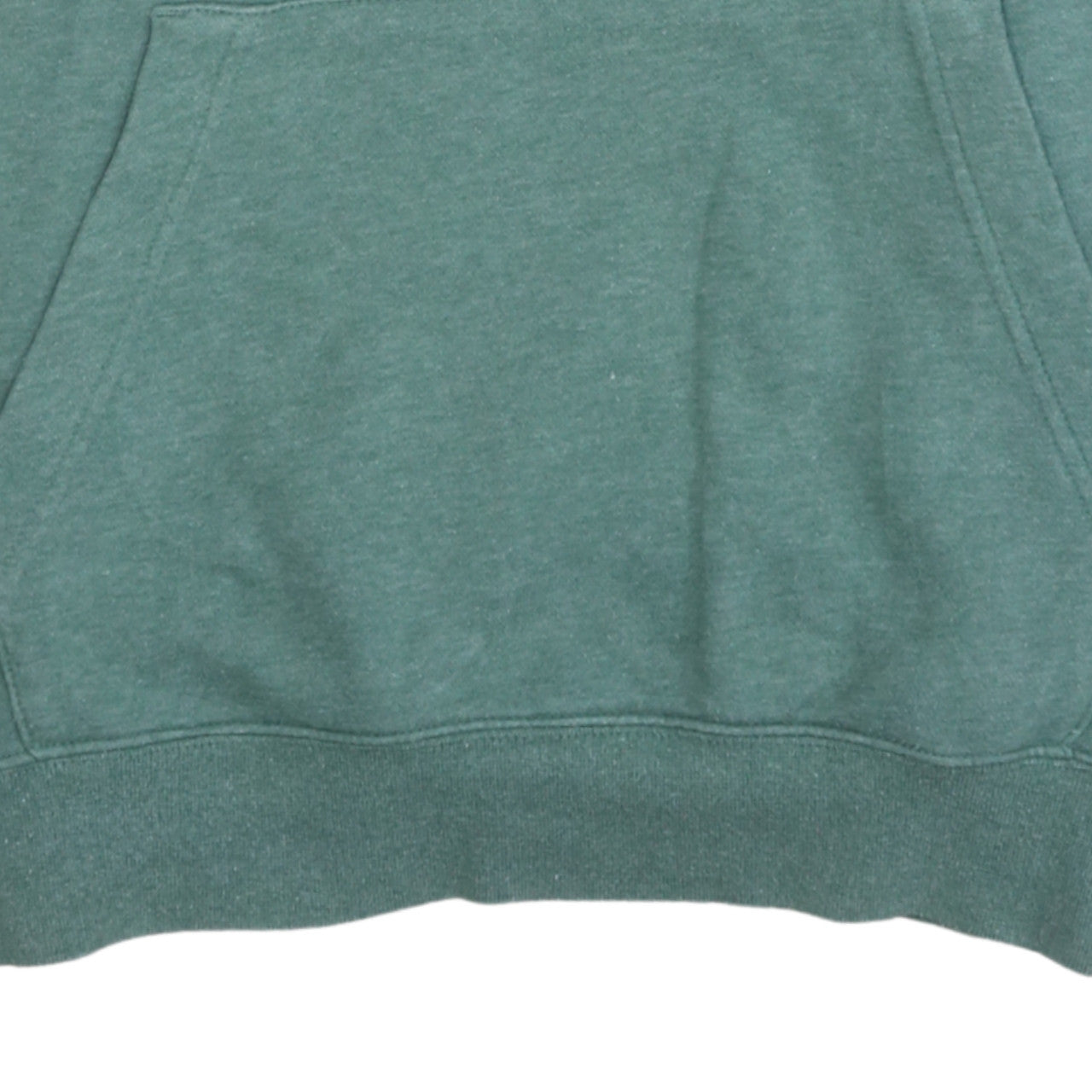 Nike Women Green Small Pullover Hoodie 80% Cotton Logo Front