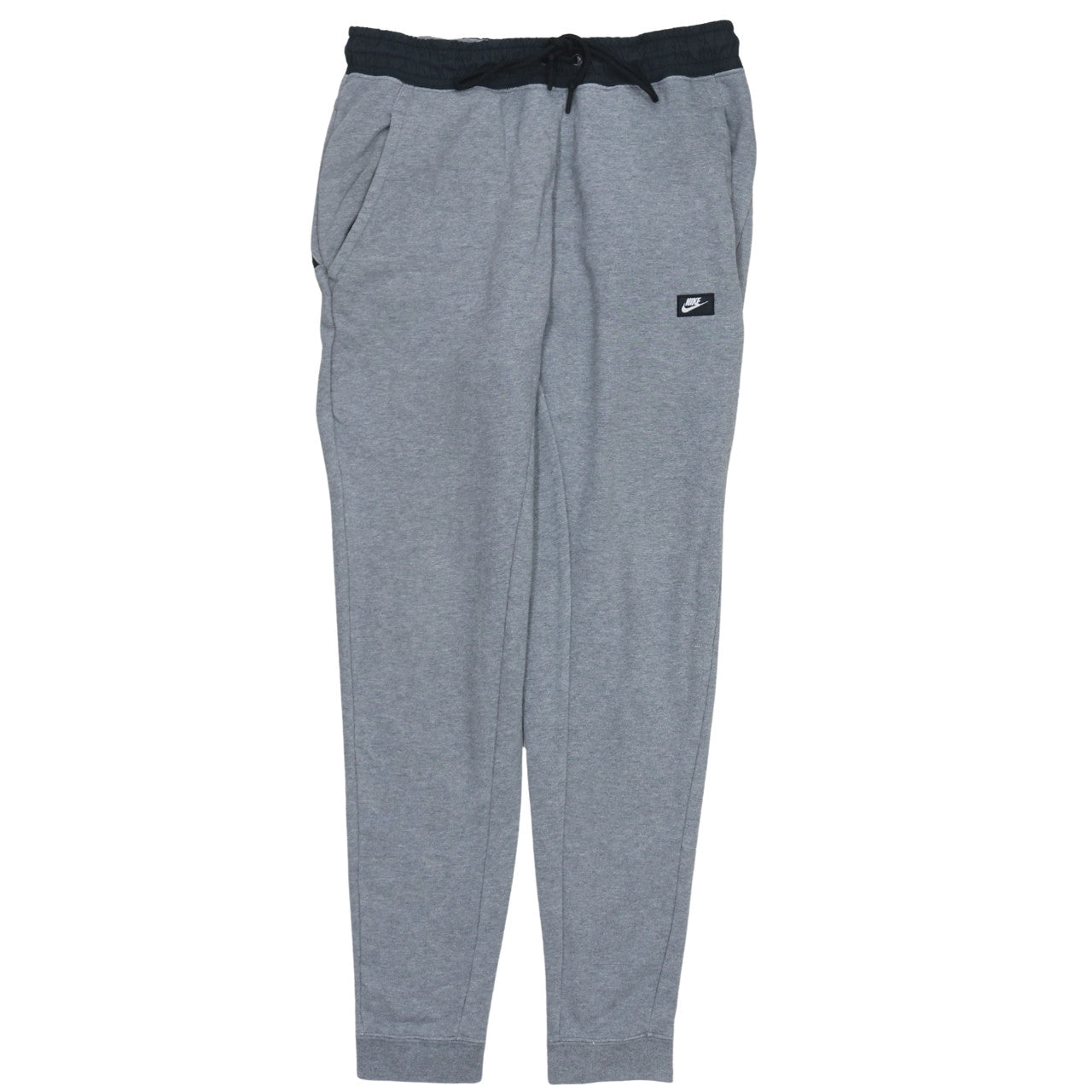 Nike Men's Grey Jogger Trousers Size S Cotton Blend Activewear