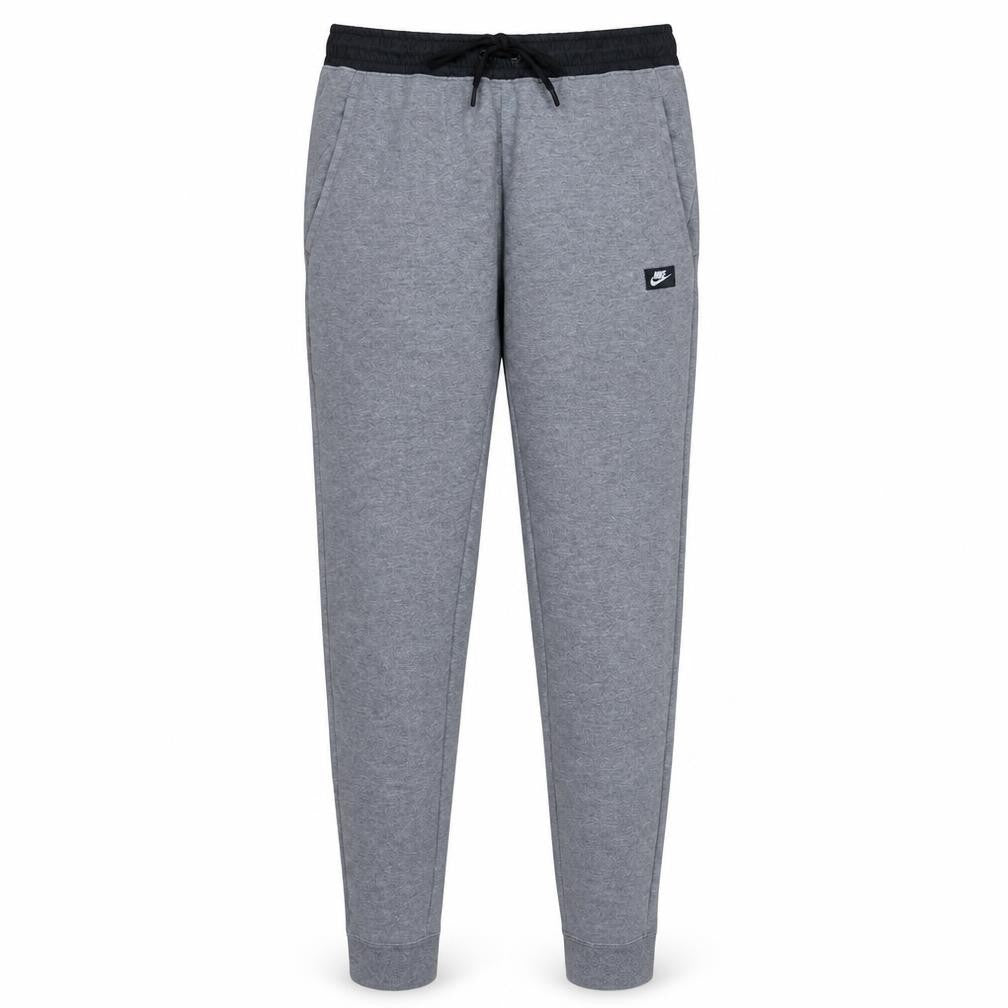 Front view of Nike Men's Grey Jogger Trousers, size S, Cotton Blend Activewear