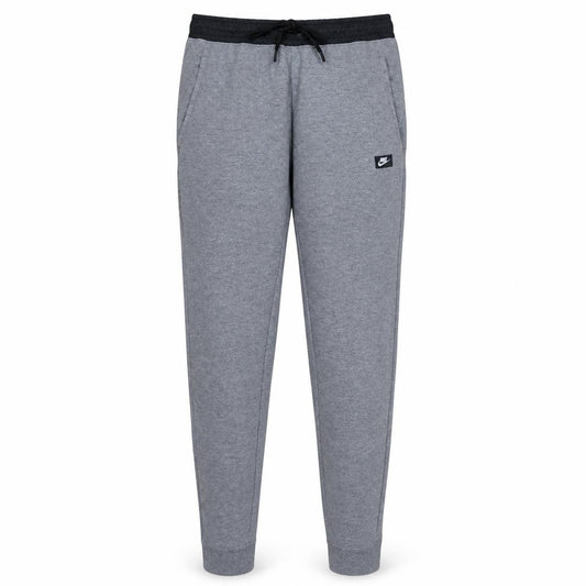 Front view of Nike Men's Grey Jogger Trousers, size S, Cotton Blend Activewear