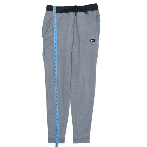 Nike Men's Grey Jogger Trousers Size S Cotton Blend Activewear