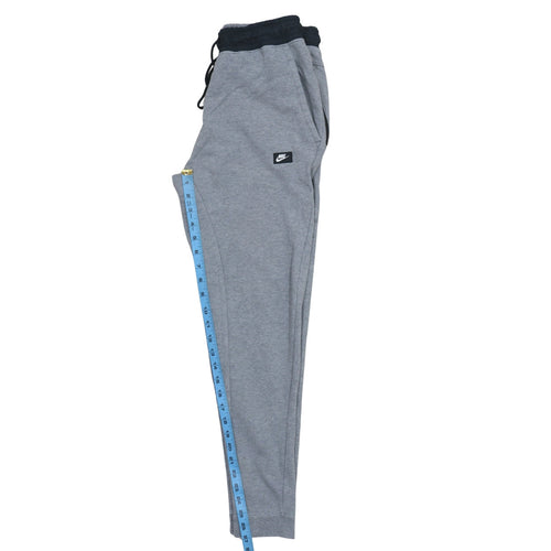 Nike Men's Grey Jogger Trousers Size S Cotton Blend Activewear