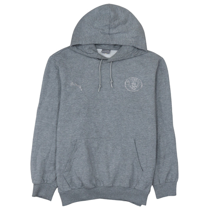 Puma Men Grey Pullover Hoodie Medium Regular Fit Sportswear