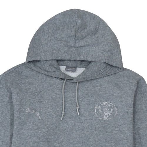 Puma Men Grey Pullover Hoodie Medium Regular Fit Sportswear