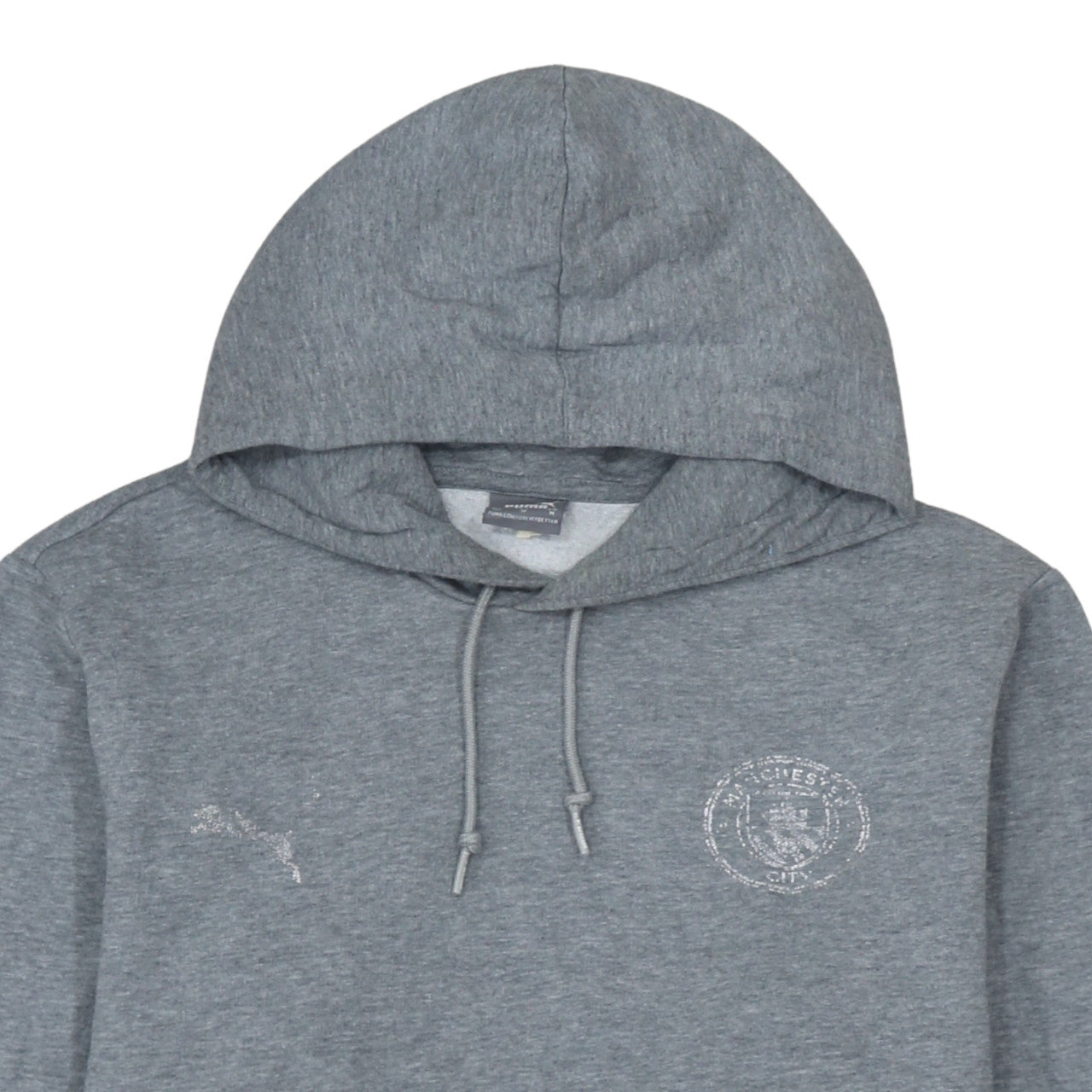 Puma Men Grey Pullover Hoodie Medium Regular Fit Sportswear