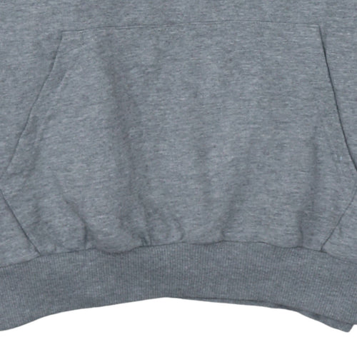 Puma Men Grey Pullover Hoodie Medium Regular Fit Sportswear