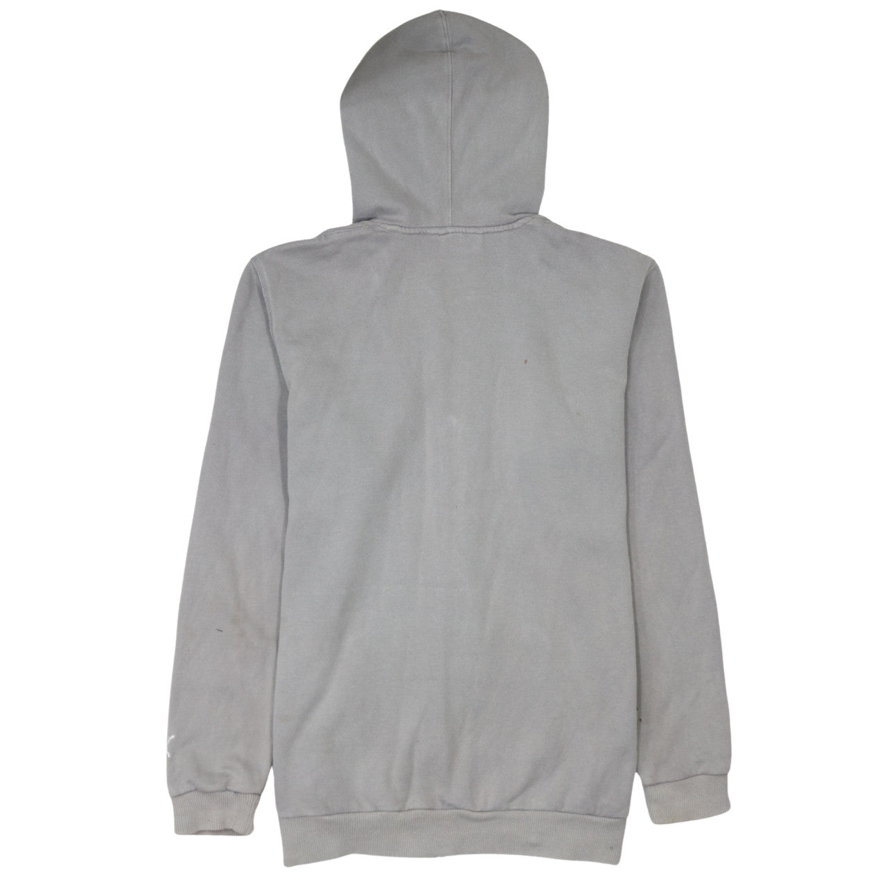 Puma Boys Grey Full Zip Hoodie XL 16 Years Cotton Blend Casual Sportswear