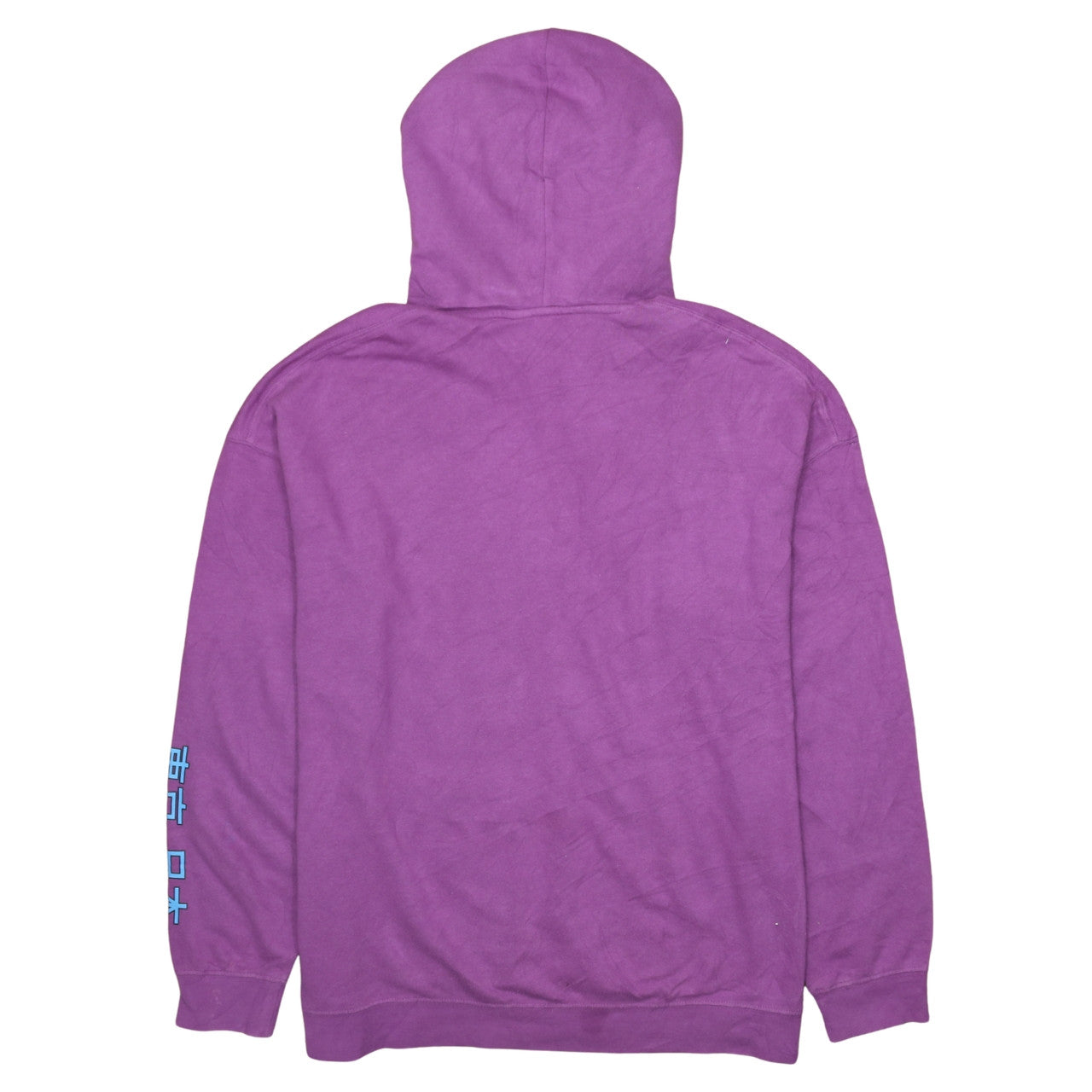 H&M Girls Purple Anime Graphic Pullover Hoodie 13-14 Years