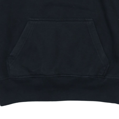 FILA Men's Black Small Pullover Hoodie Graphic Logo Sweatshirt