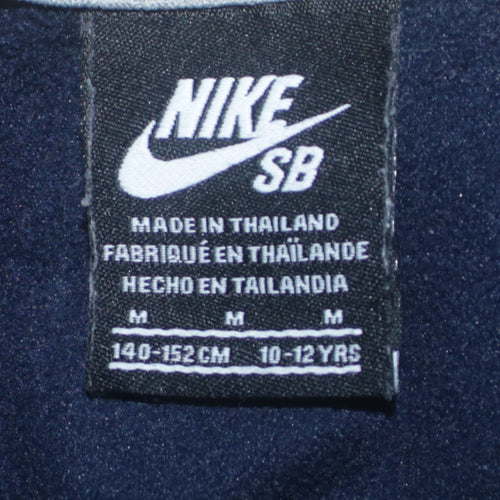 Nike SB Boys Blue Full Zip Hoodie 10-12 Years Thermal Fit Casual