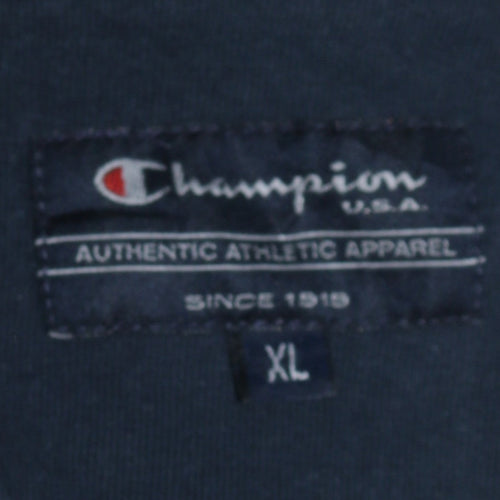 Champion Men's Grey XL Full Zip Sweatshirt Jacket