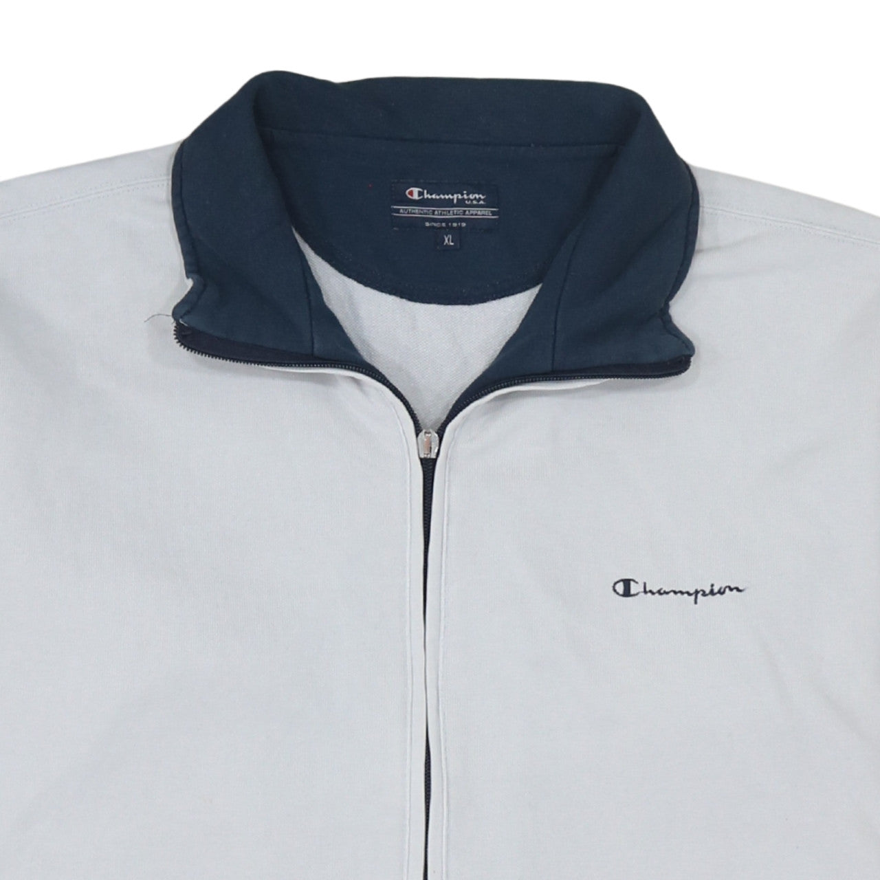 Champion Men's Grey XL Full Zip Sweatshirt Jacket