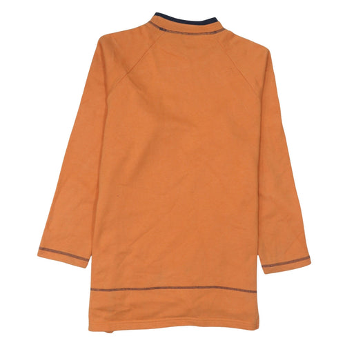 FILA Men's Orange Long Sleeve Pullover Sweatshirt L