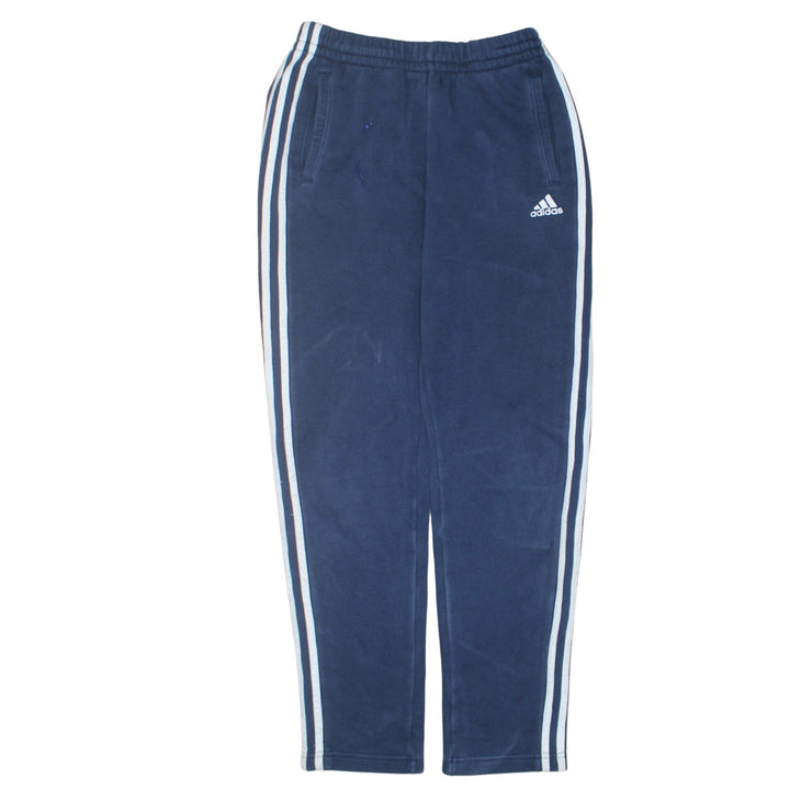 adidas Boys Blue 13-14 Years Track Pants with Side Stripes