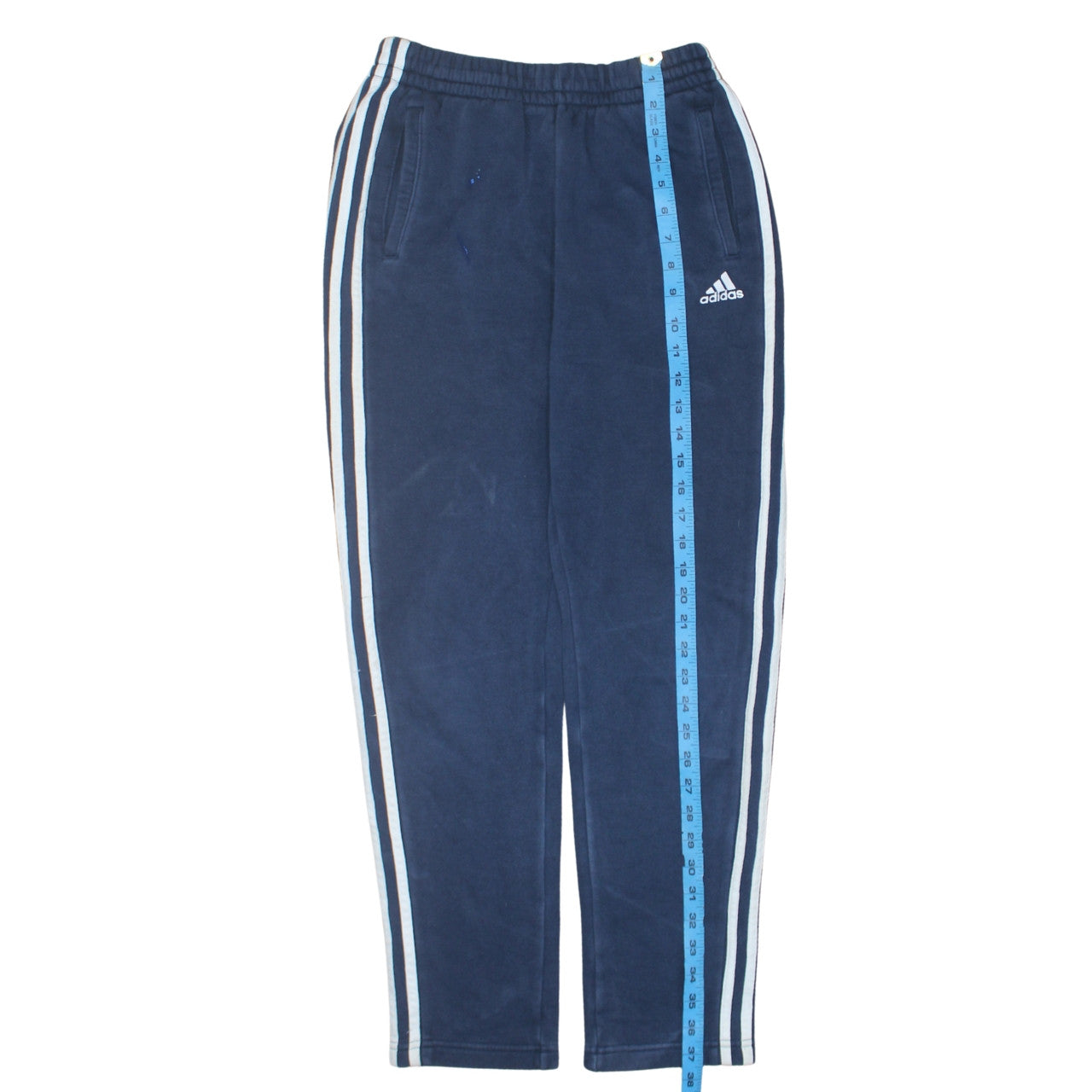 adidas Boys Blue 13-14 Years Track Pants with Side Stripes