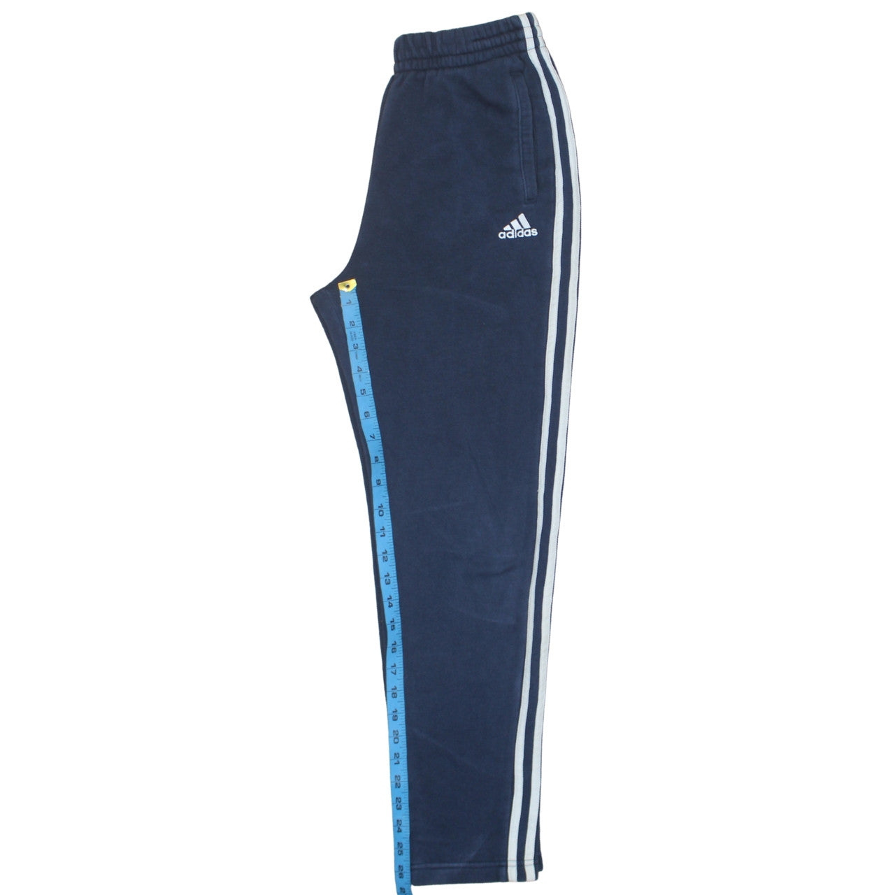 adidas Boys Blue 13-14 Years Track Pants with Side Stripes