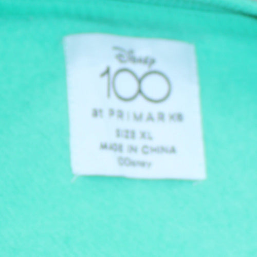 Disney x Primark Women's Green Mickey Pluto XL Sweatshirt