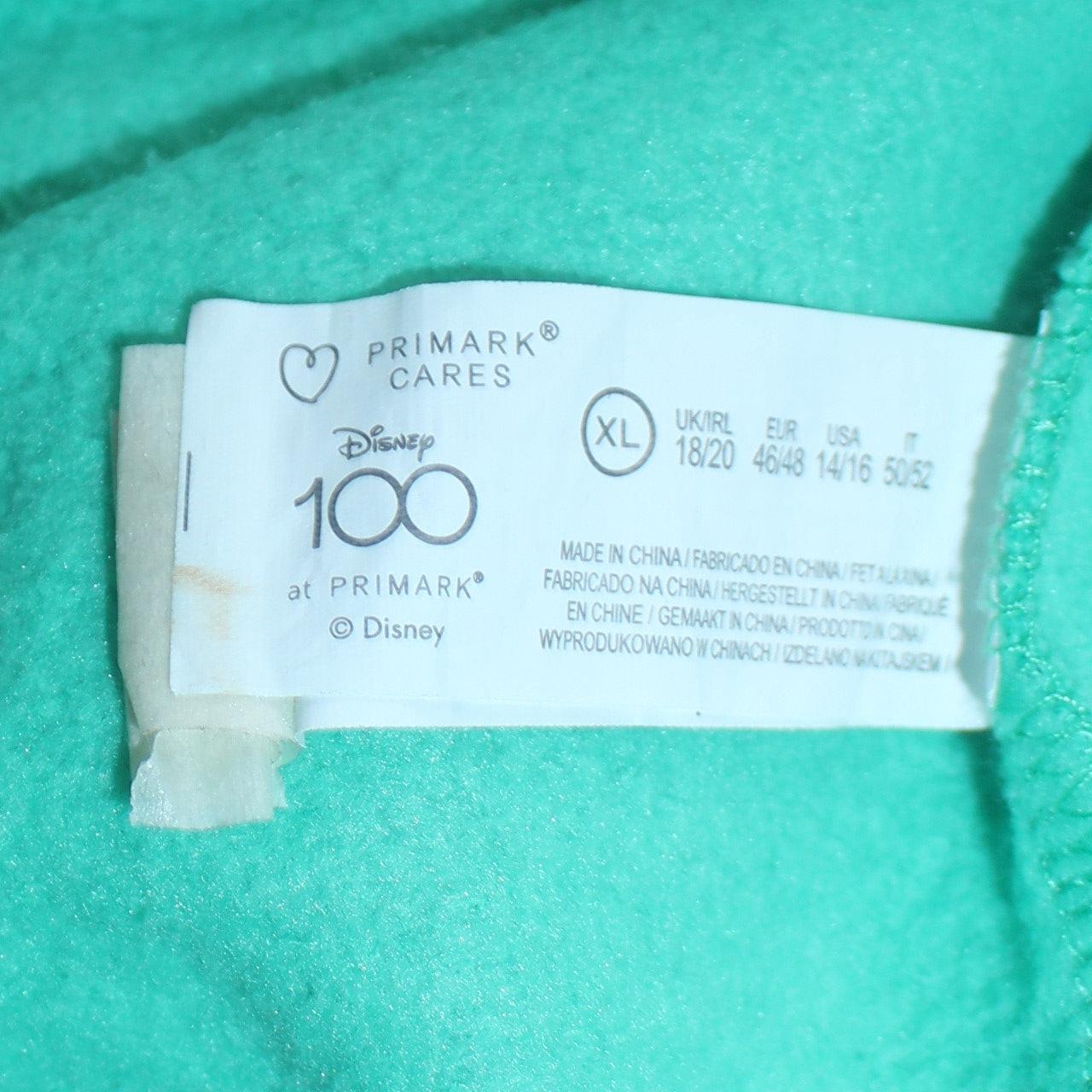 Disney x Primark Women's Green Mickey Pluto XL Sweatshirt