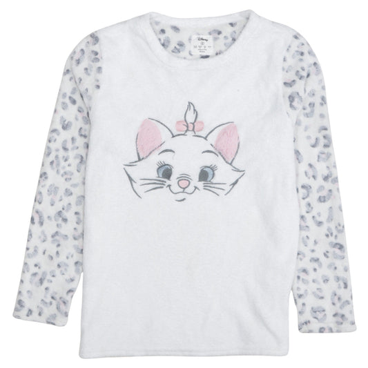Disney Women’s White Marie Fleece Nightshirt Size 10-12