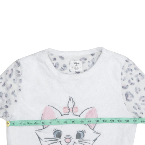Disney Women’s White Marie Fleece Nightshirt Size 10-12