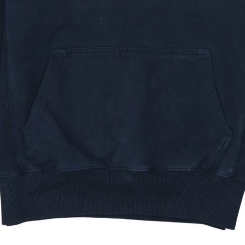 Superdry Men's Navy Pullover Hoodie Size M Graphic Print Cotton