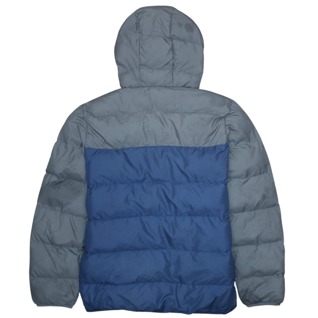 Adidas Boys Blue Hooded Puffer Jacket 13-14 Years Winter Coat