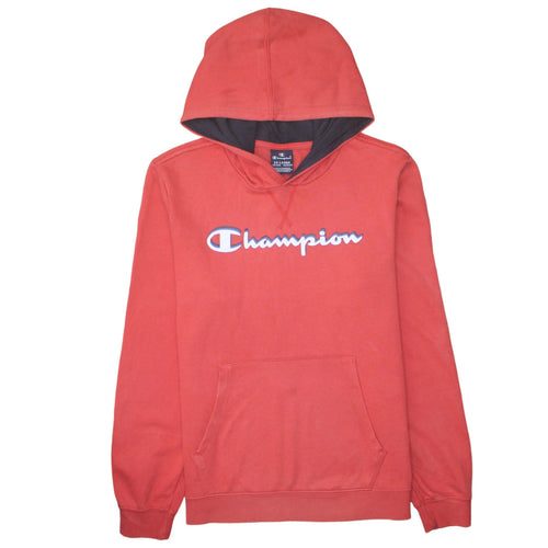 Champion Boys Red Pullover Hoodie 2XL 15-16 Years Hooded Fleece Sweatshirt