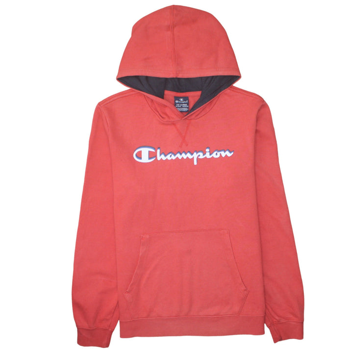 Champion Boys Red Pullover Hoodie 2XL 15-16 Years Hooded Fleece Sweatshirt