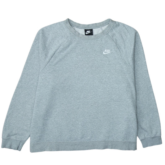 Nike Men's Grey XL Crew Neck Pullover Sweatshirt Regular Fit