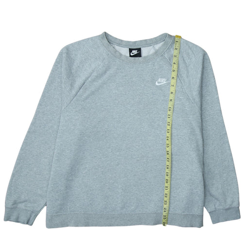 Nike Men's Grey XL Crew Neck Pullover Sweatshirt Regular Fit
