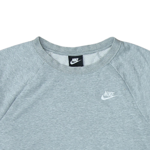 Nike Men's Grey XL Crew Neck Pullover Sweatshirt Regular Fit